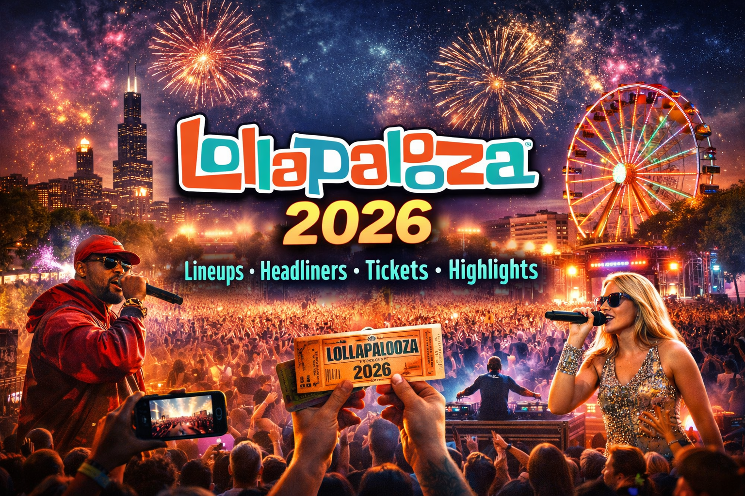 Lollapalooza 2026 trending on Google Trends music festival highlights