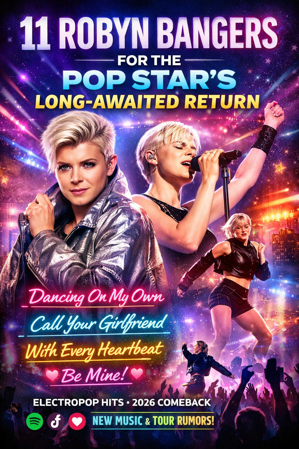 Robyn best songs 2026 comeback pop music playlist