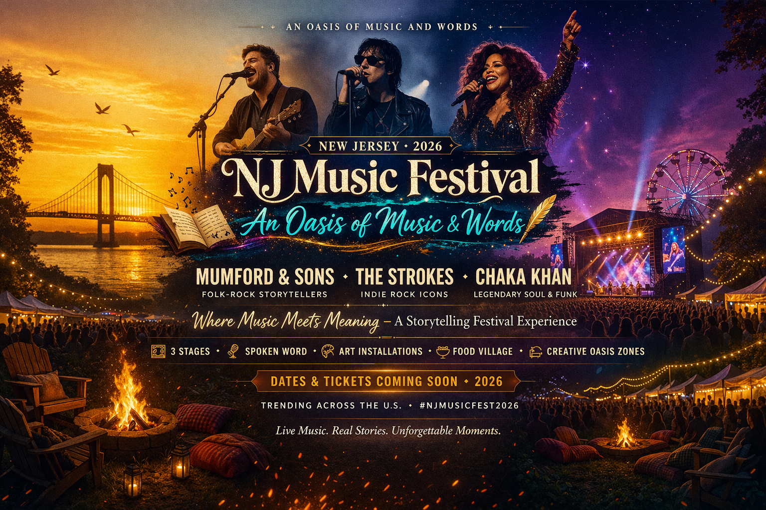 An Oasis of Music and Words NJ Festival 2026