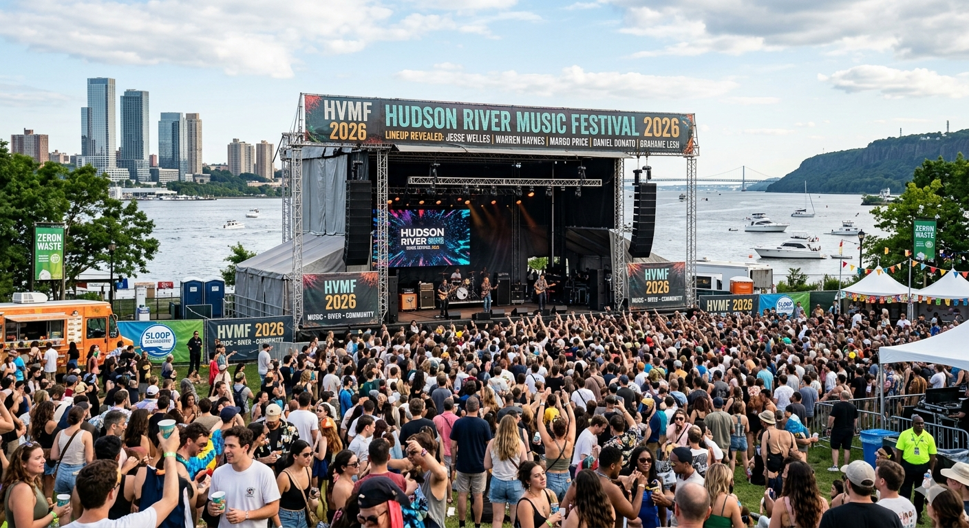 Hudson River Music Festival 2026 Lineup Warren Haynes Jesse Wellaes