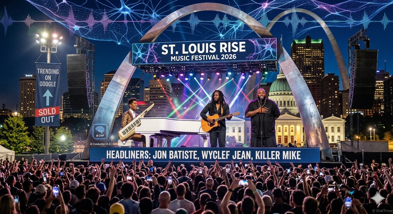 Jon Batiste Wyclef Jean Killer Mike St. Louis Festival 2026
