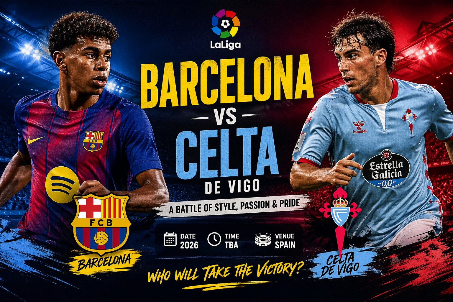 Barcelona vs Celta match analysis rhythm energy La Liga