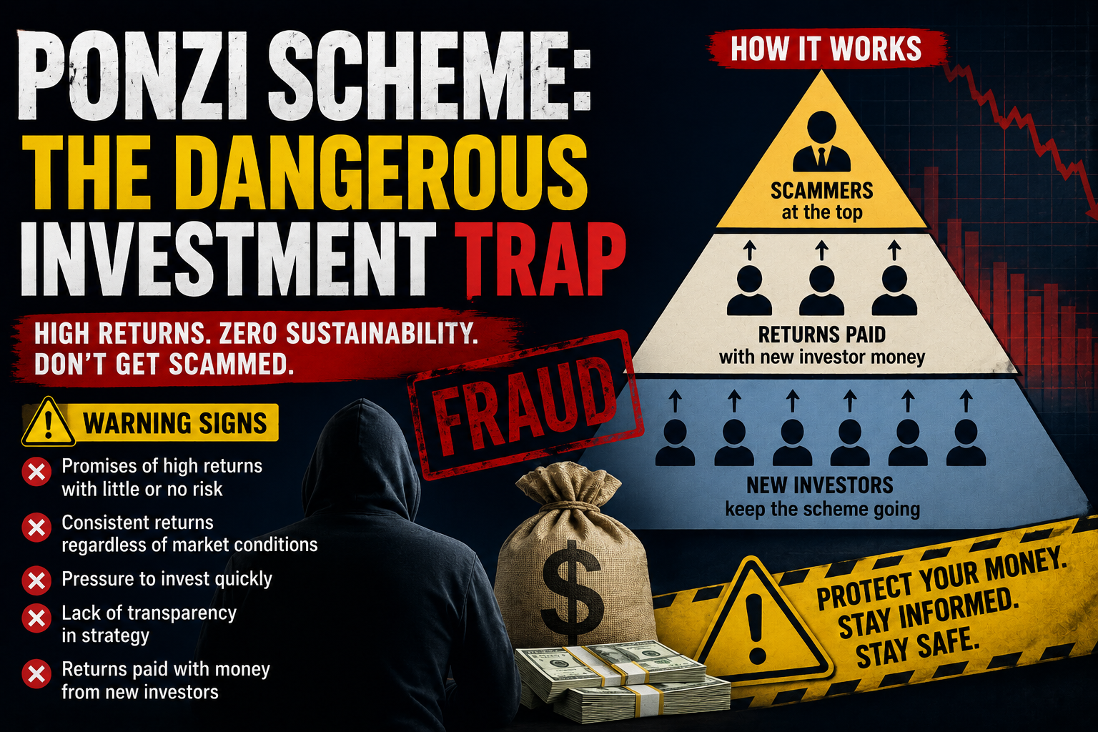 Ponzi scheme investment fraud warning signs
