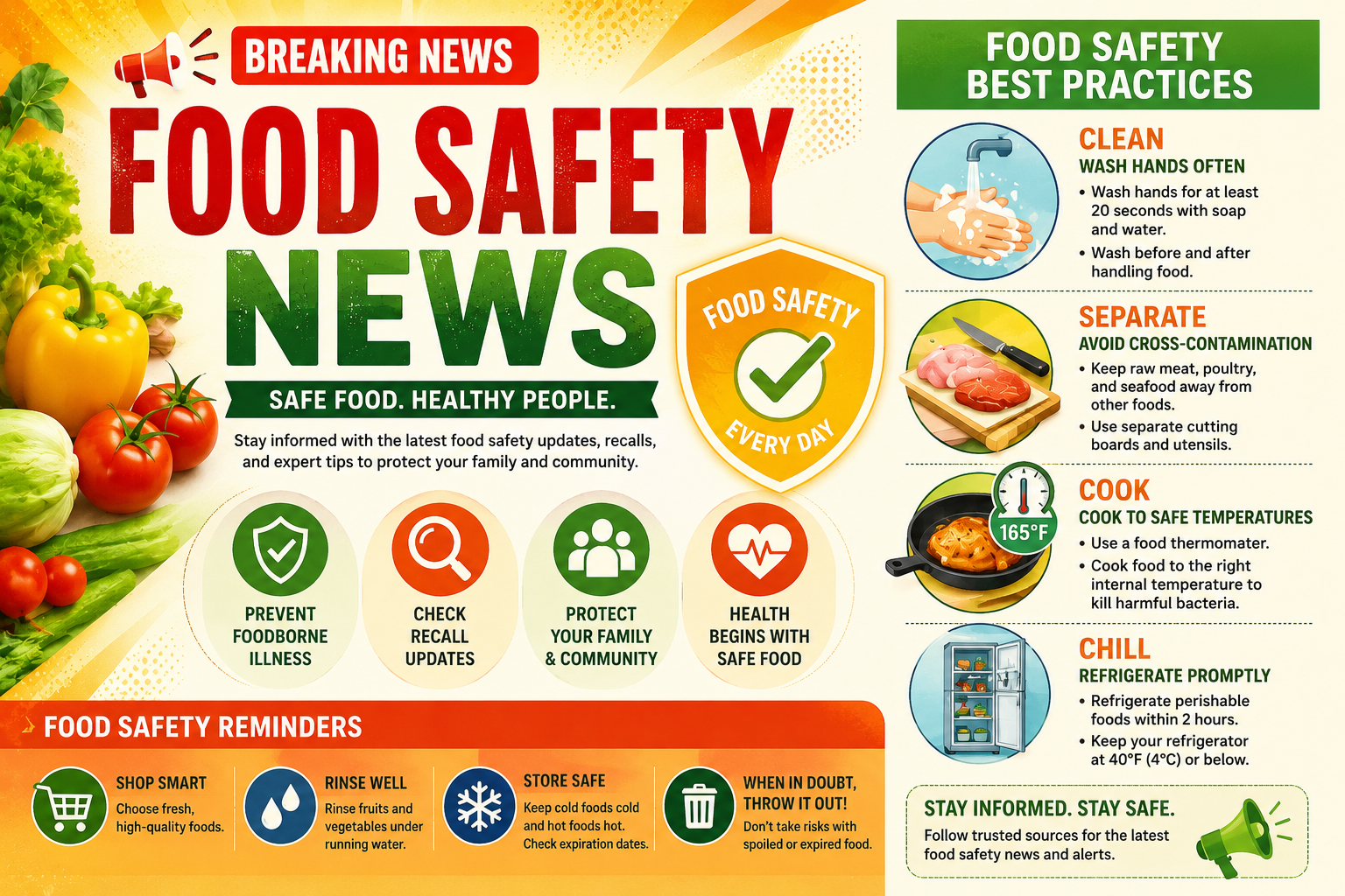 Food safety news and health alert updates
