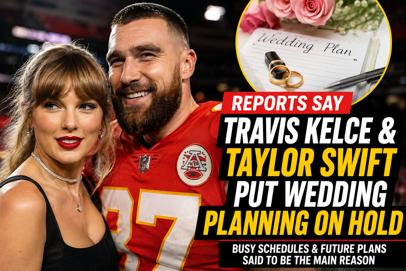 Travis Kelce Taylor Swift wedding hold update