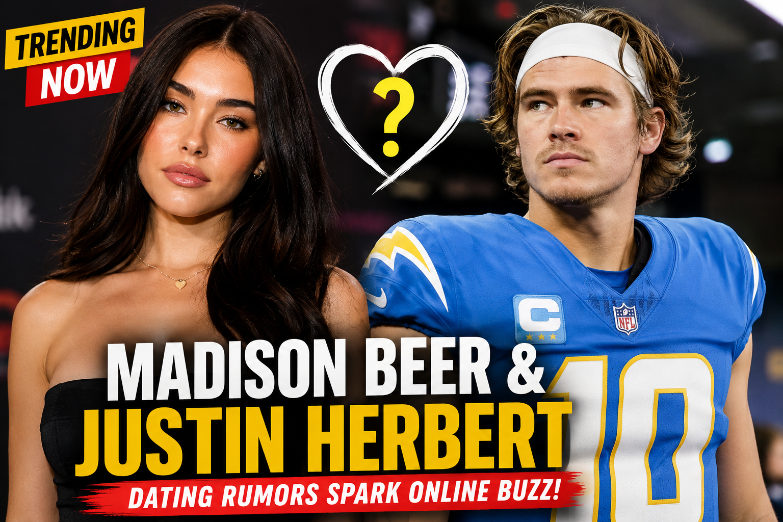 Madison Beer and Justin Herbert trending relationship rumors