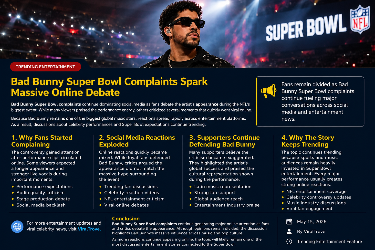 Bad Bunny Super Bowl complaints and fan reactions