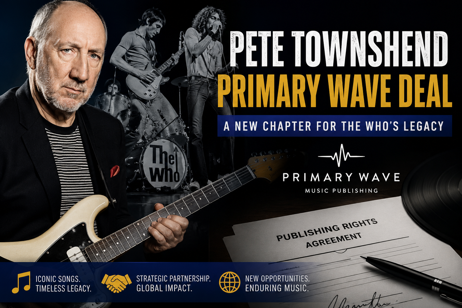 Pete Townshend Primary Wave Deal and The Who music catalog agreement