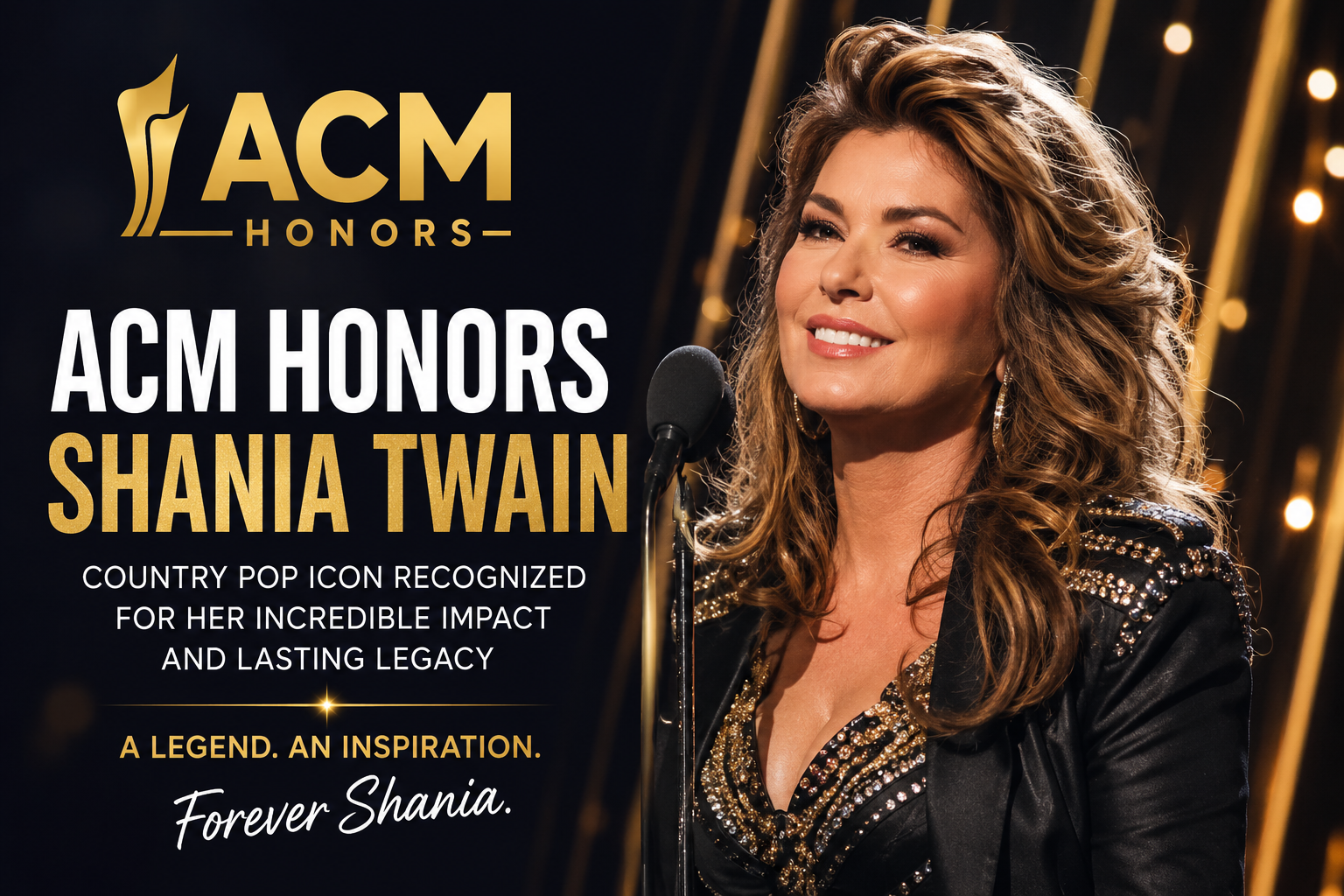 ACM Honors Shania Twain Country Music Tribute