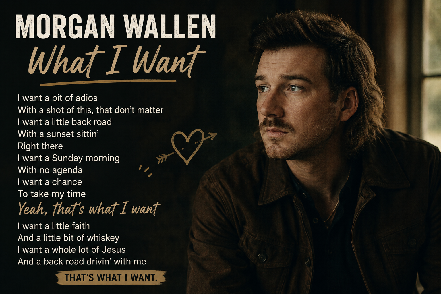What I Want Morgan Wallen Lyrics