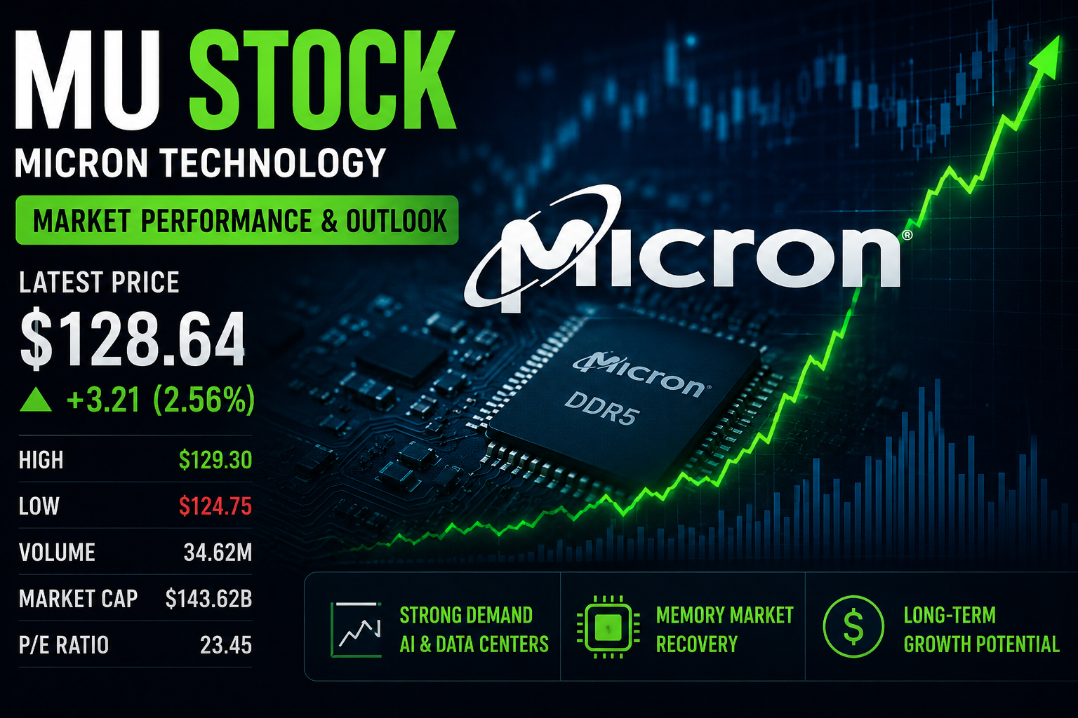MU stock Micron Technology AI chip market investor updates