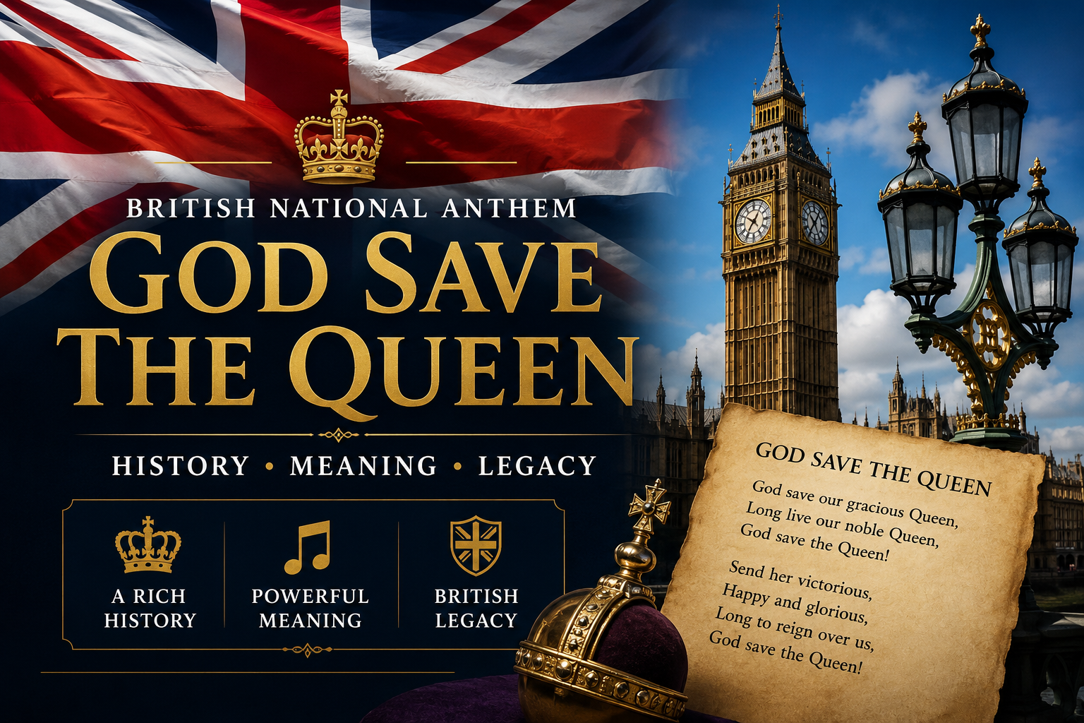 God Save The Queen British National Anthem