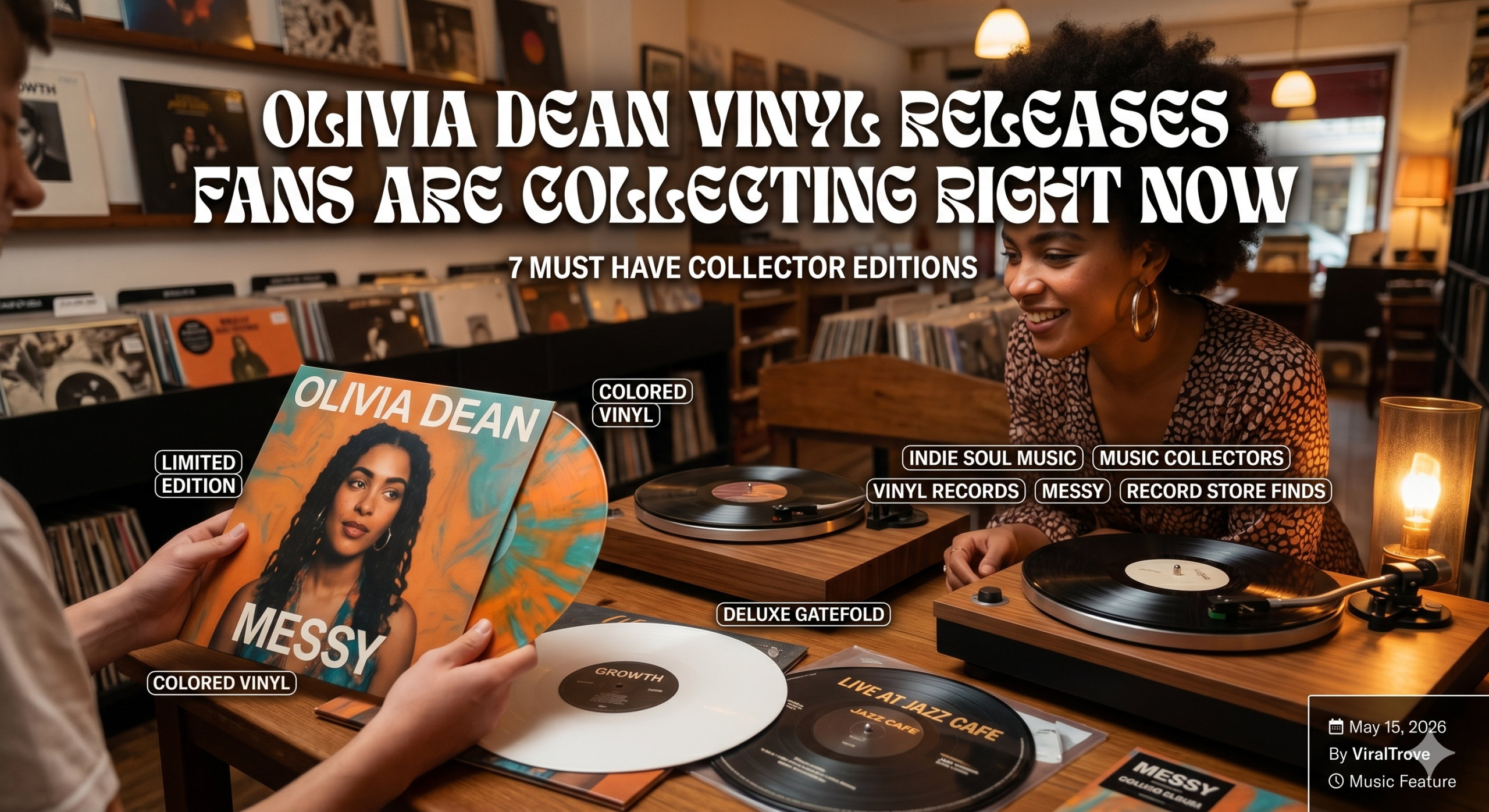 Olivia Dean vinyl collection and album records