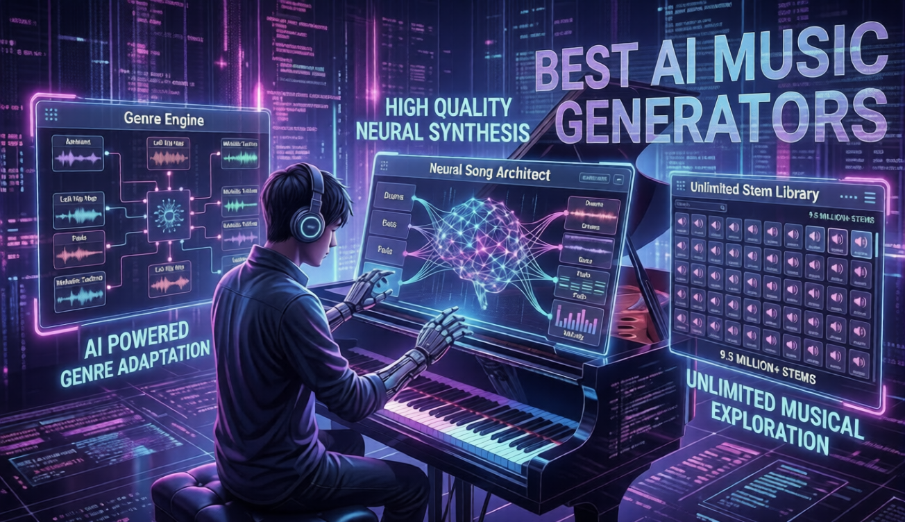 Best AI Music Generators in 2026
