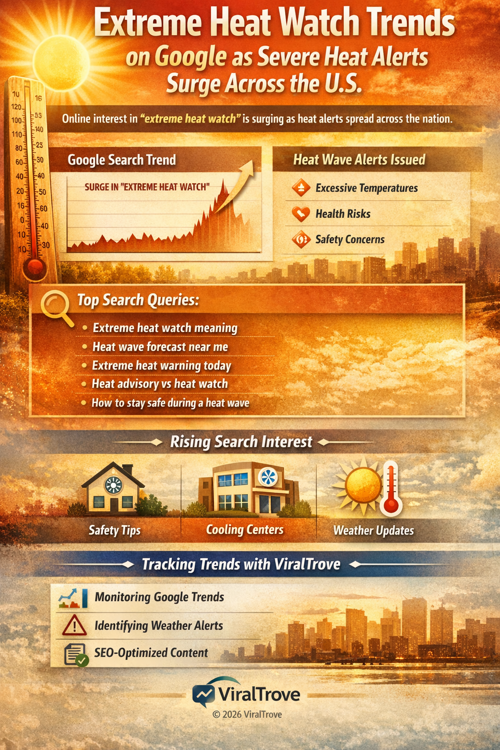 extreme heat watch heat wave weather alert high temperature warning summer weather forecast