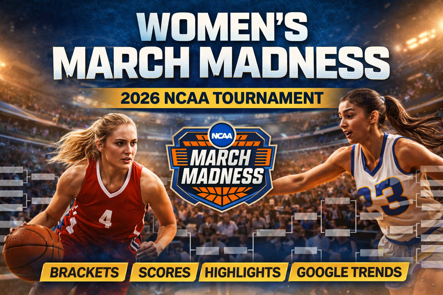 Women’s March Madness NCAA basketball tournament 2026 scores highlights brackets