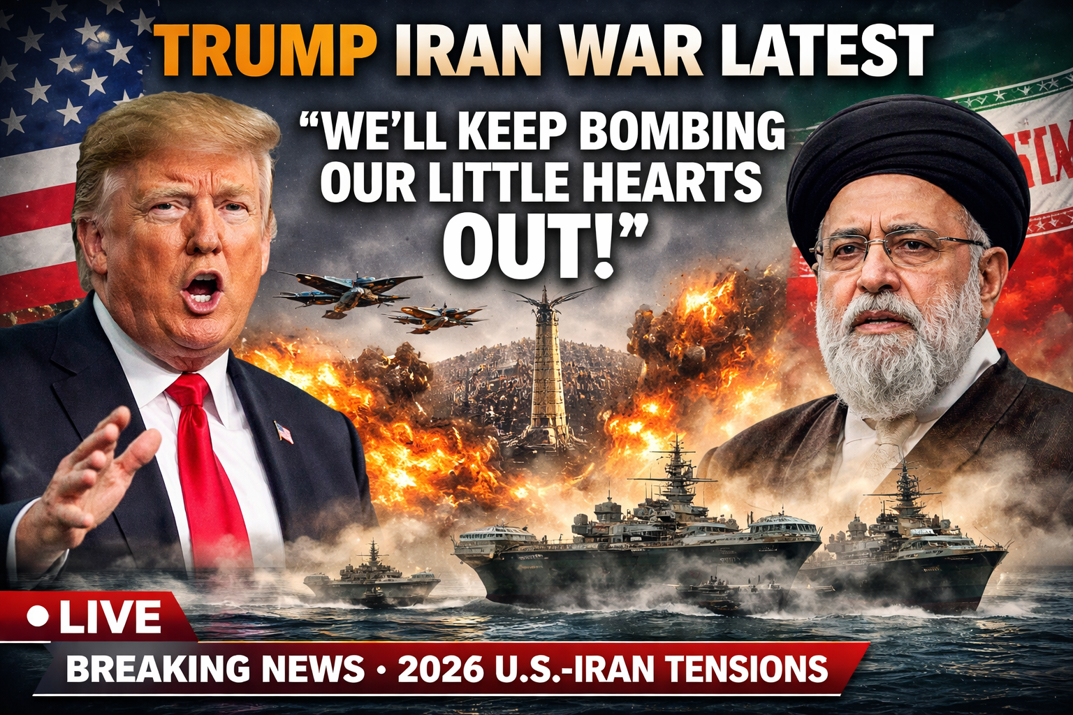 Trump Iran war latest live updates 2026