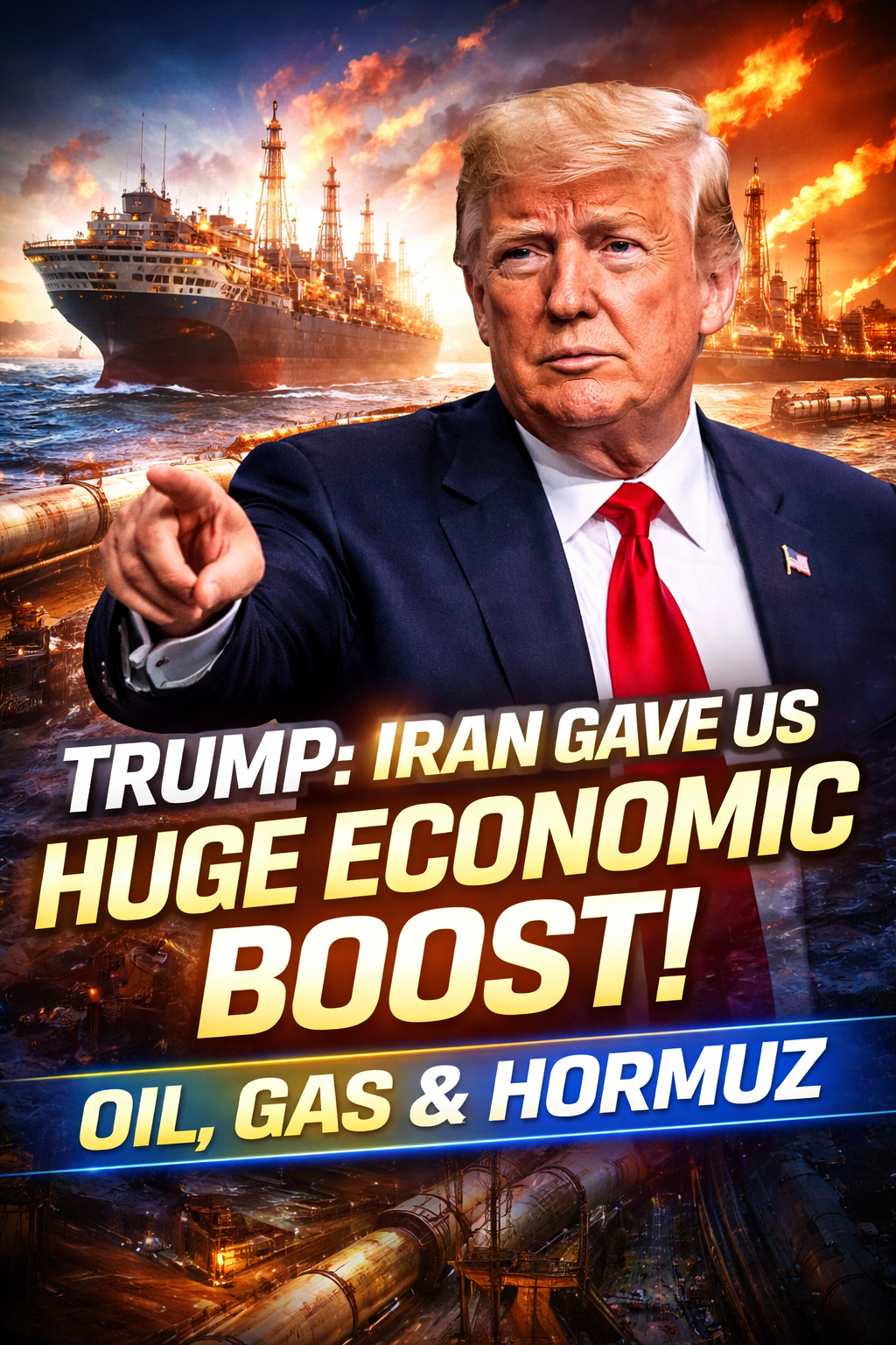 Trump Iran oil gas Hormuz 2026