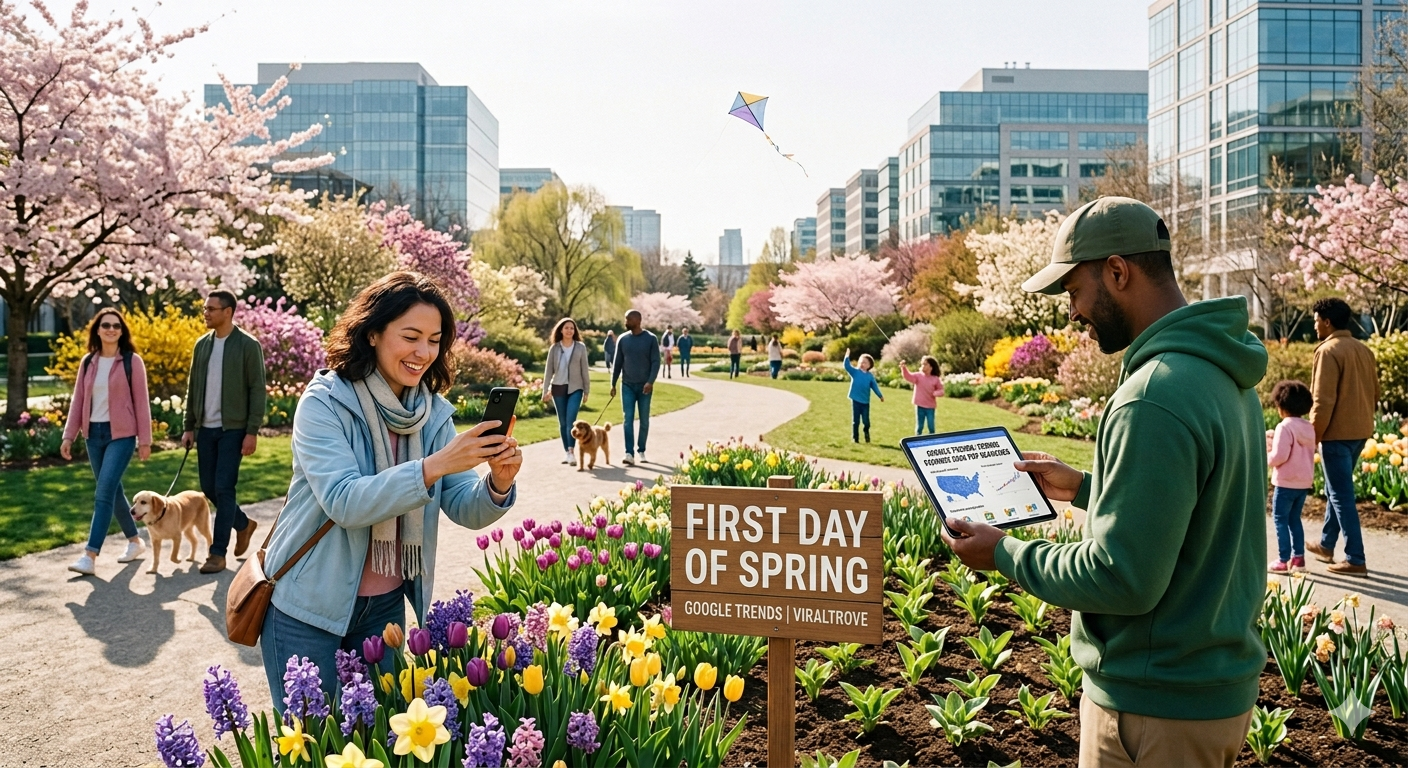 First Day of Spring 2026 seasonal trends flowers outdoor activities