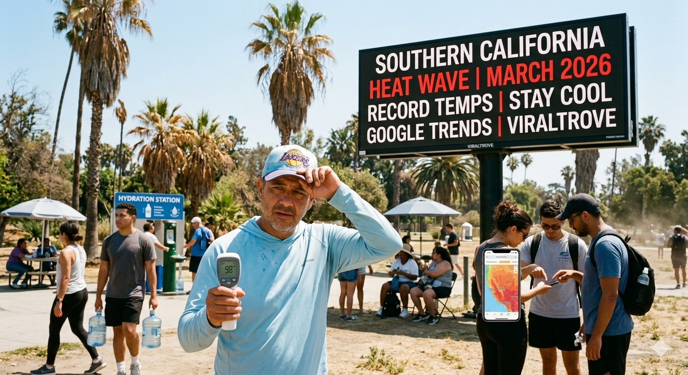 March heat wave Southern California 2026 extreme temperatures weather trends