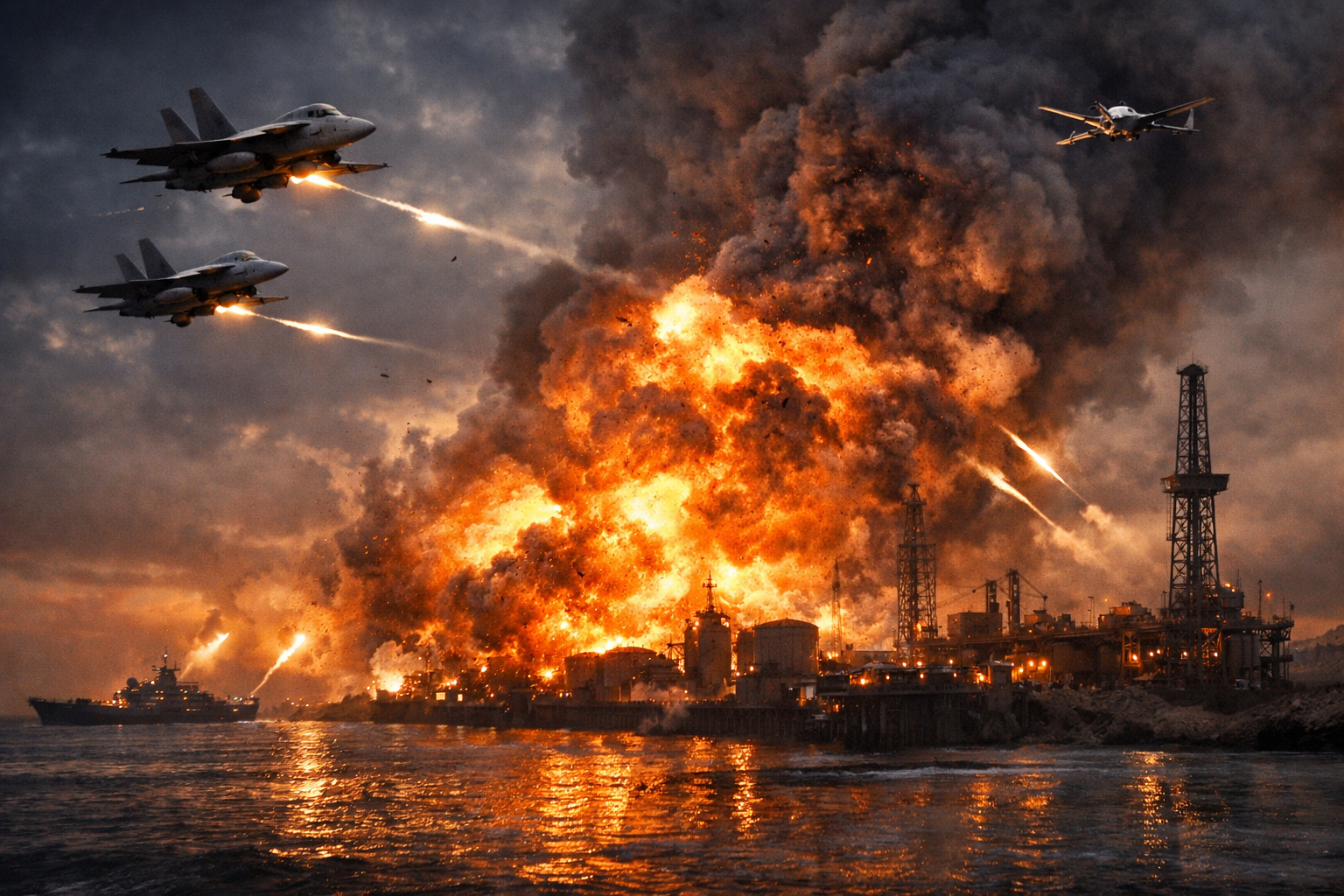 US military strike on Kharg Island Iran 2026