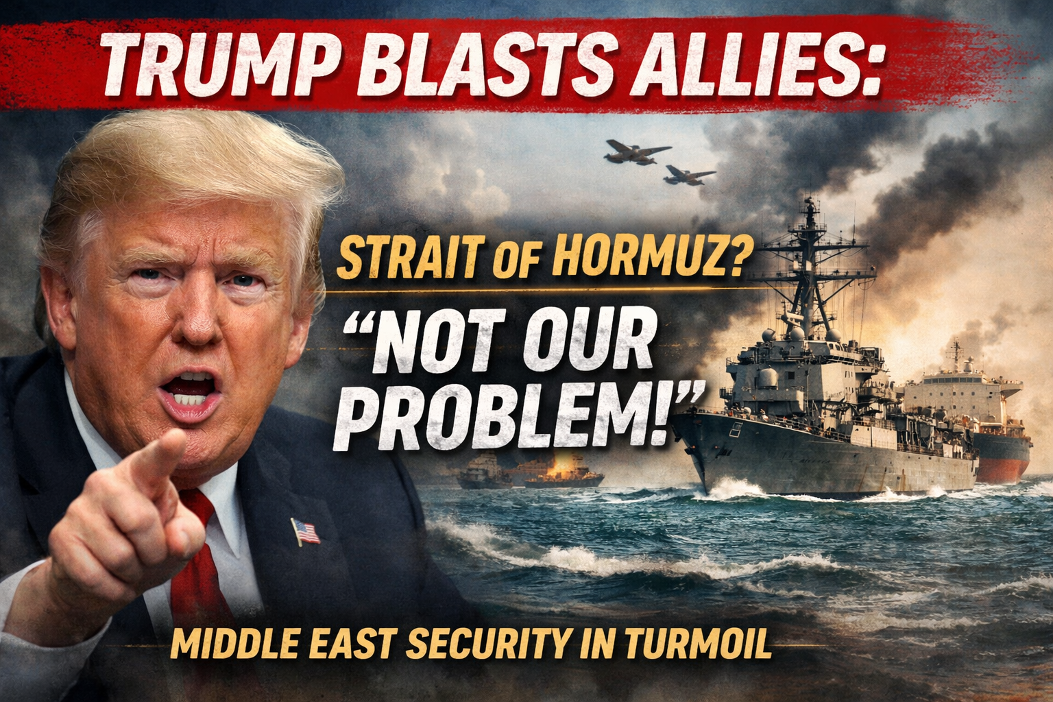 Trump comments on Strait of Hormuz