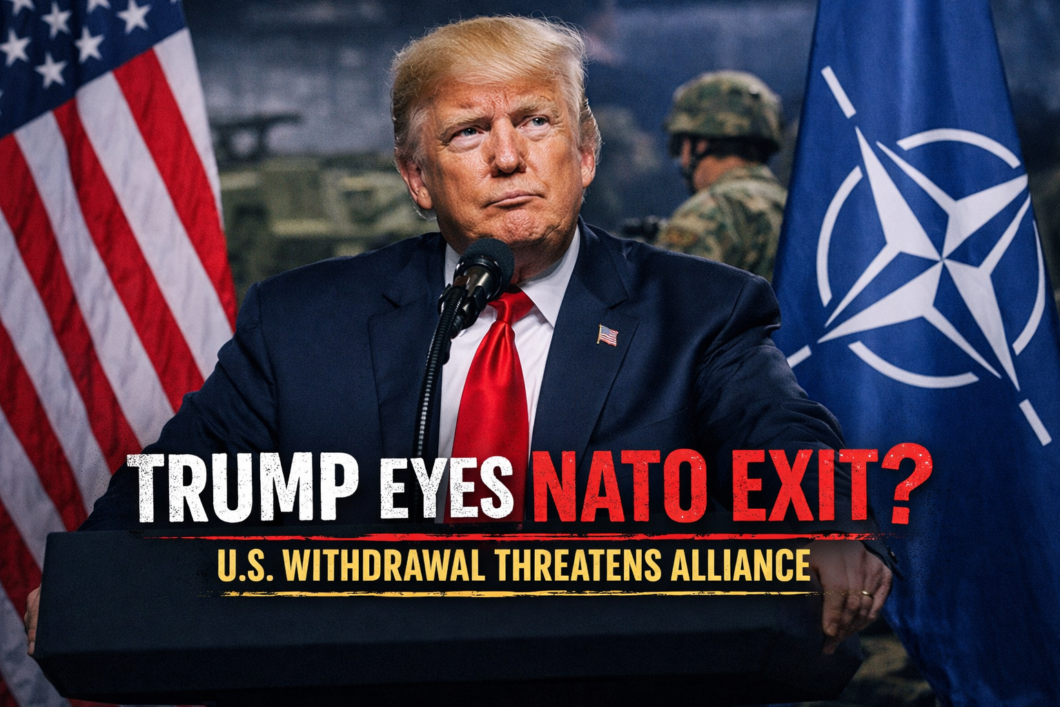 Trump considers pulling U.S. out of NATO 2026