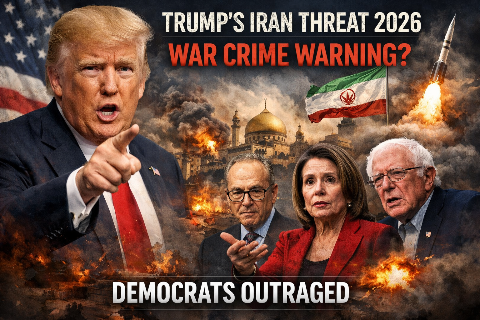 Democrats react to Trump's Iran post