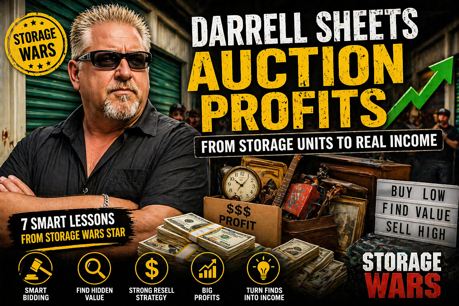 Darrell Sheets auction profits storage auction strategy resale business