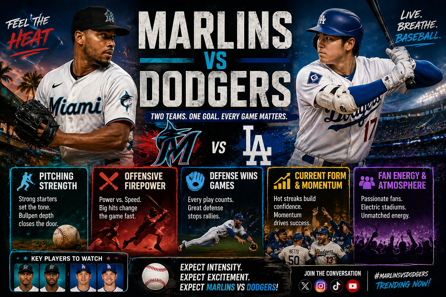 Marlins vs Dodgers Game Atmosphere