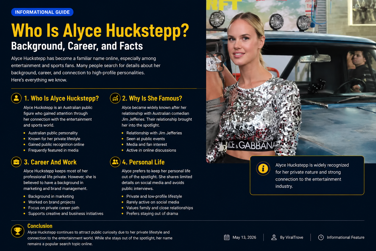 Alyce Huckstepp latest news and updates