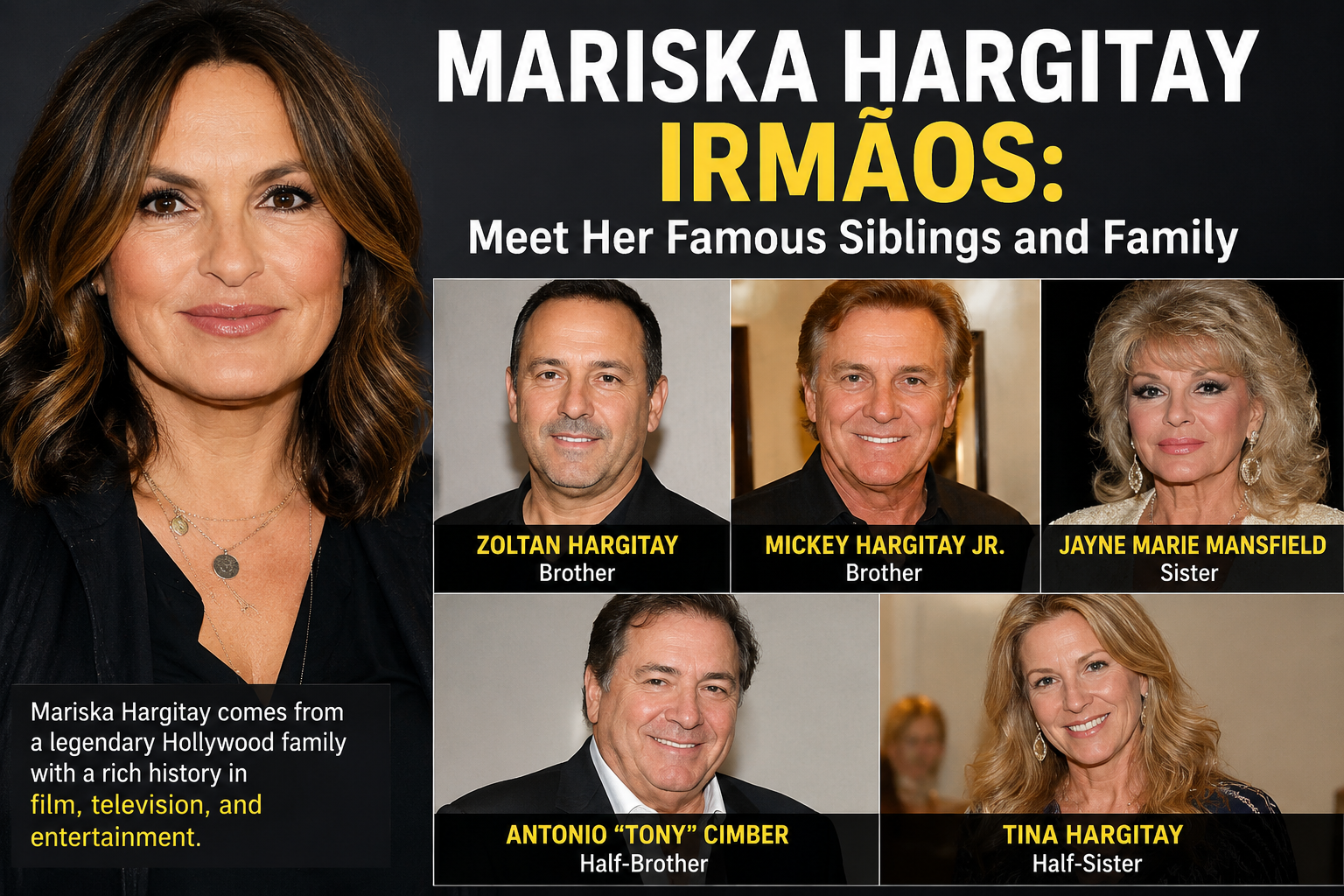 Mariska Hargitay siblings and family