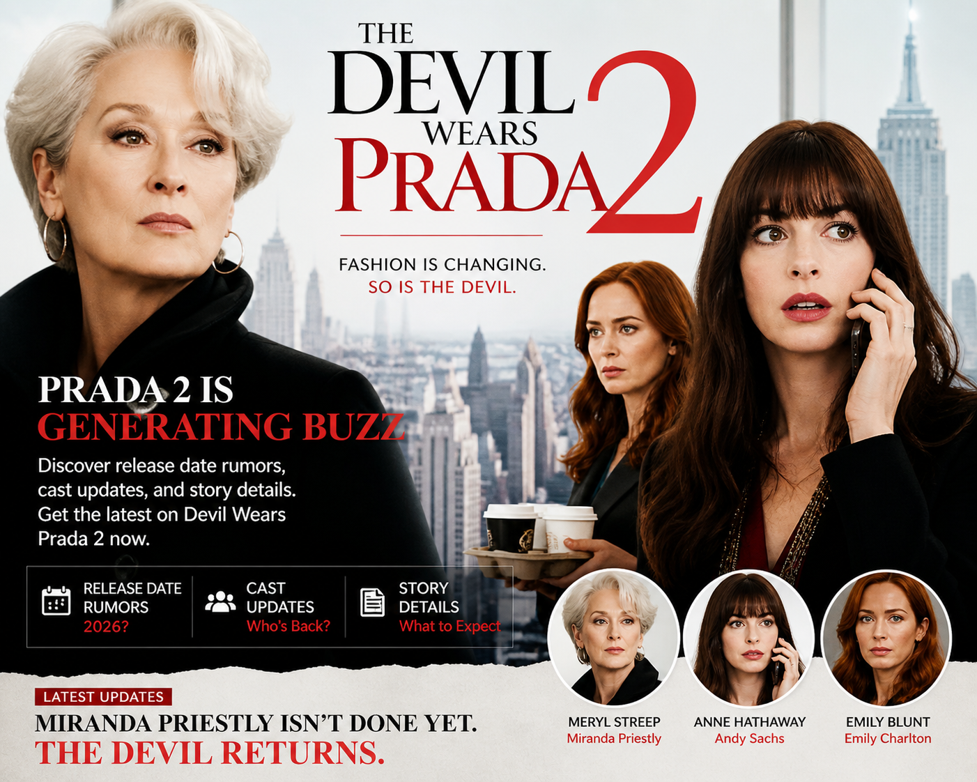 Devil Wears Prada sequel updates