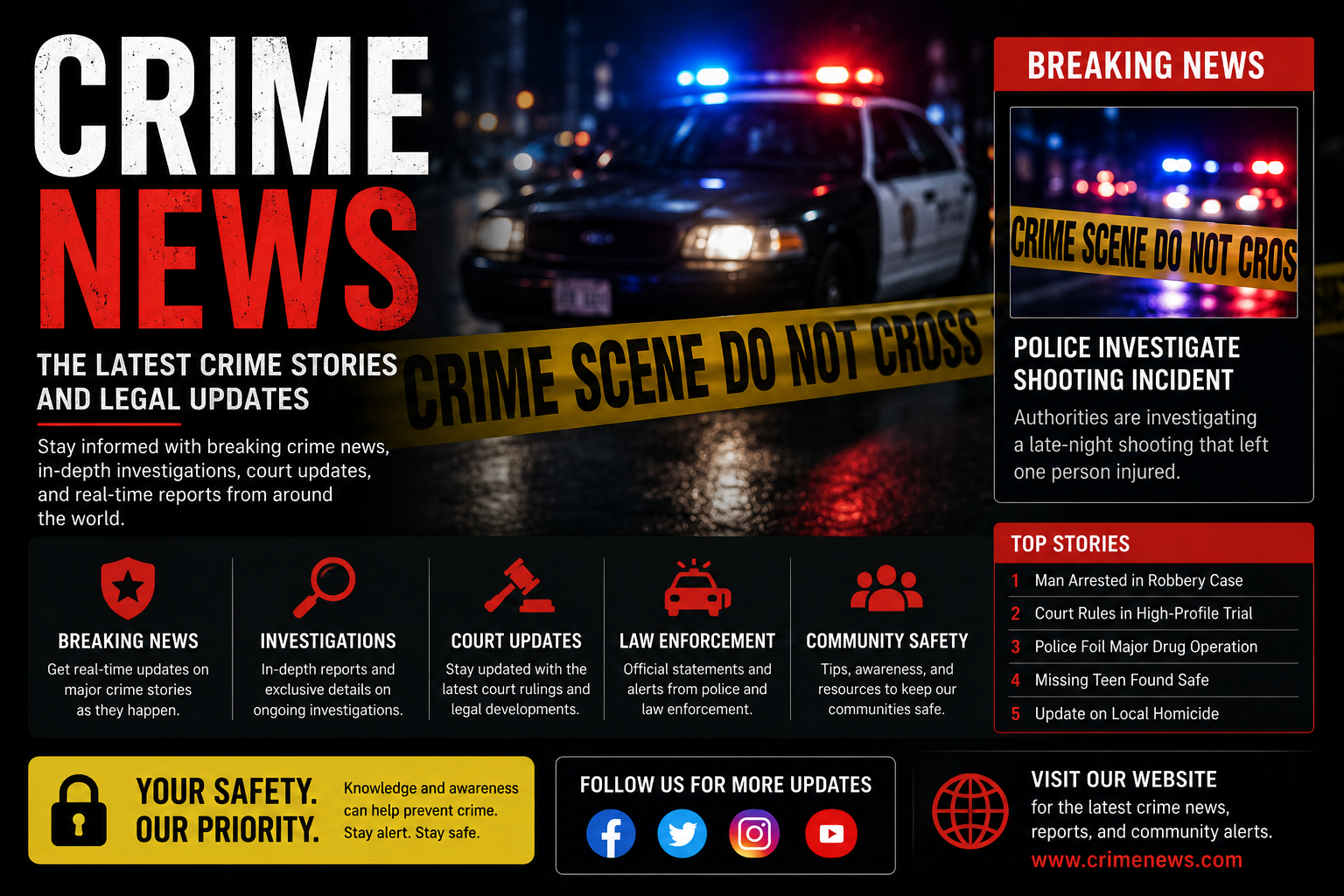 Crime news breaking cases and legal updates