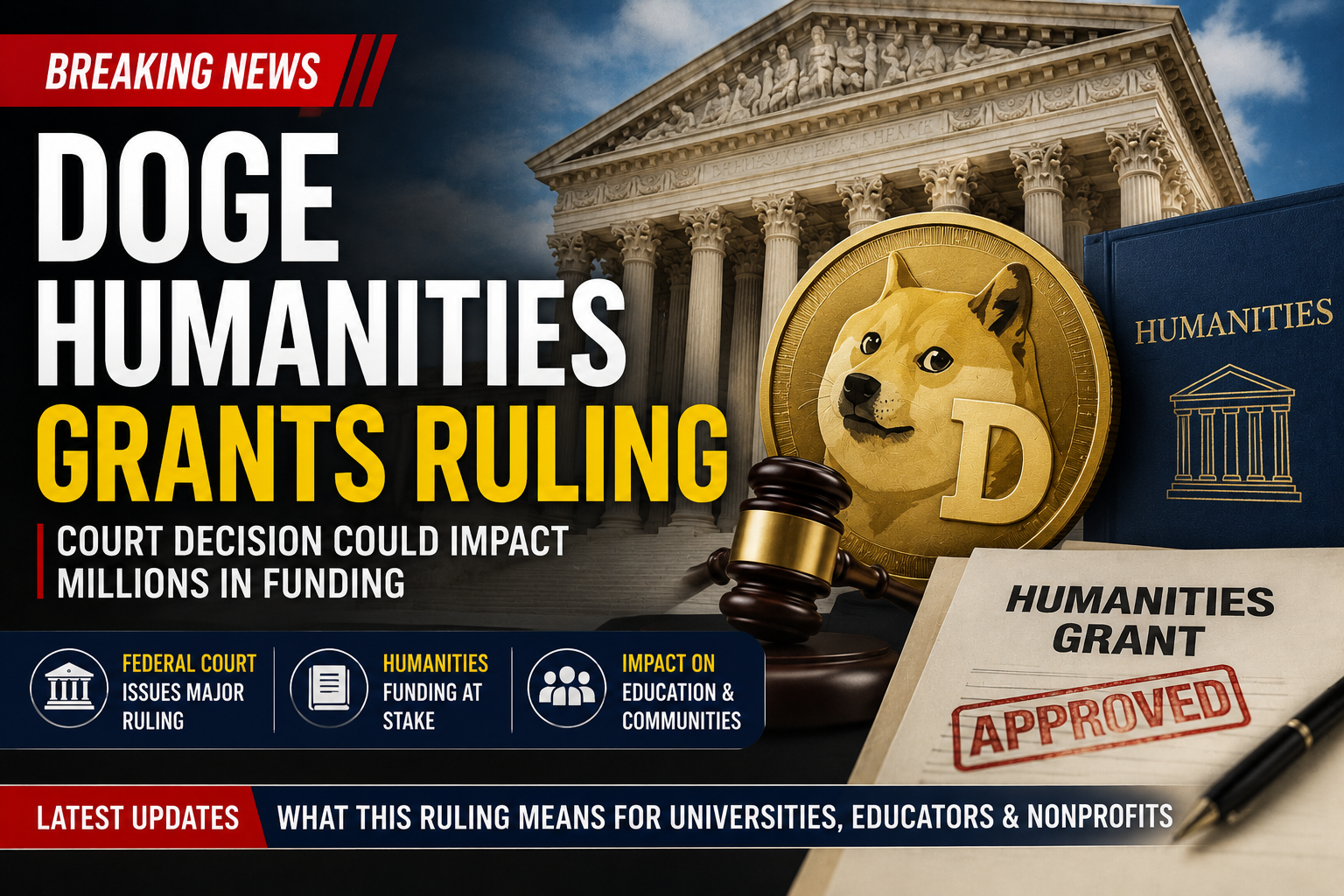 DOGE humanities grants ruling and funding debate