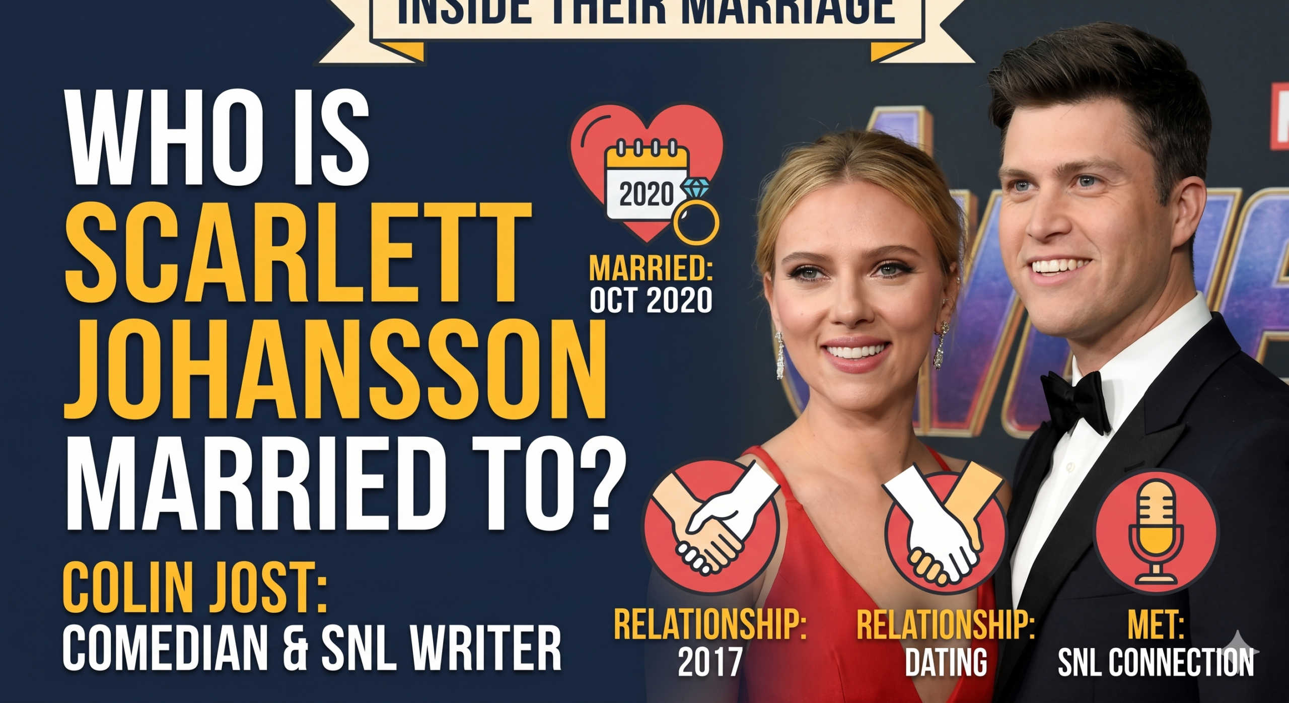 Scarlett Johansson and Colin Jost relationship