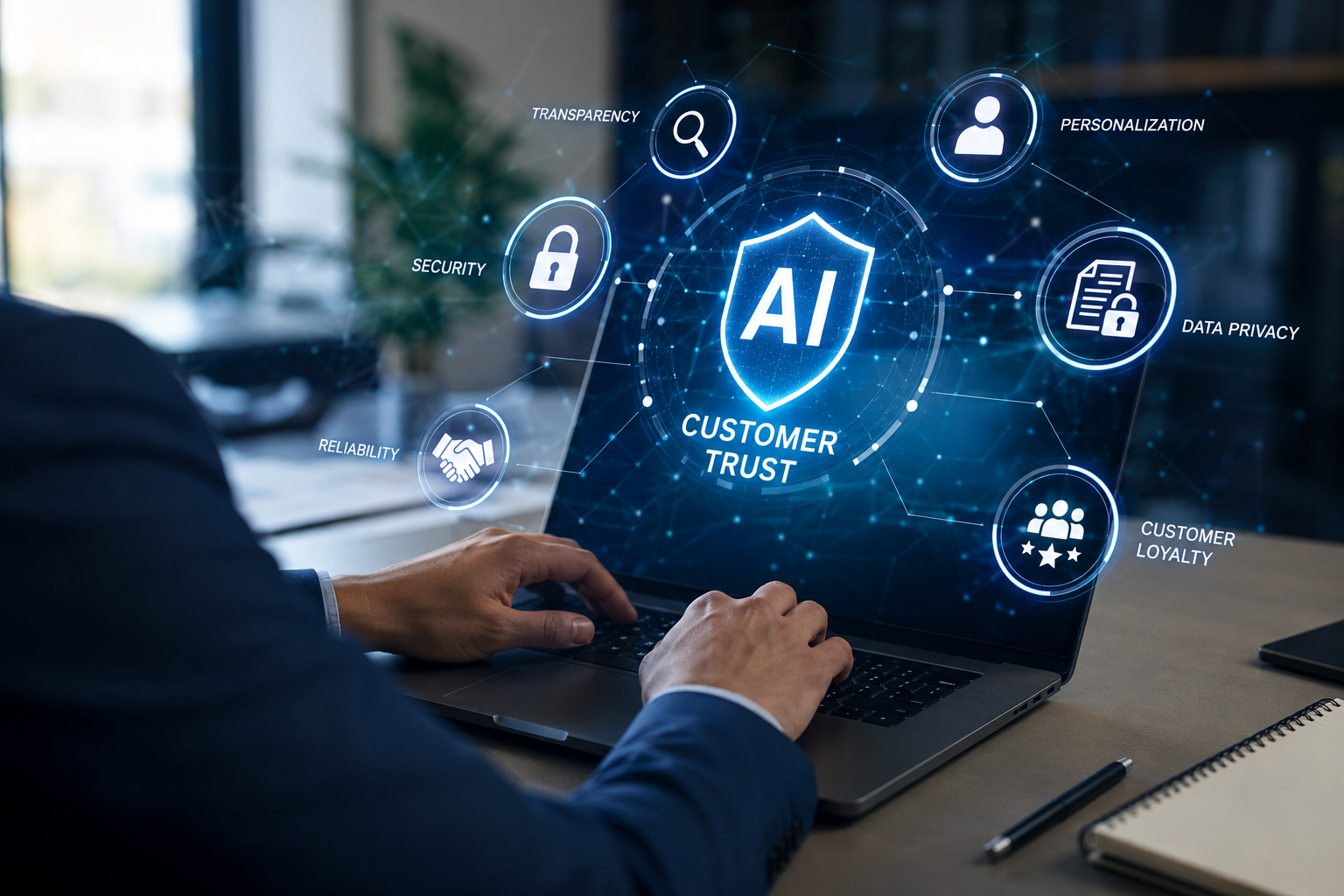 The Impact of AI on Customer Trust in Digital Marketing
