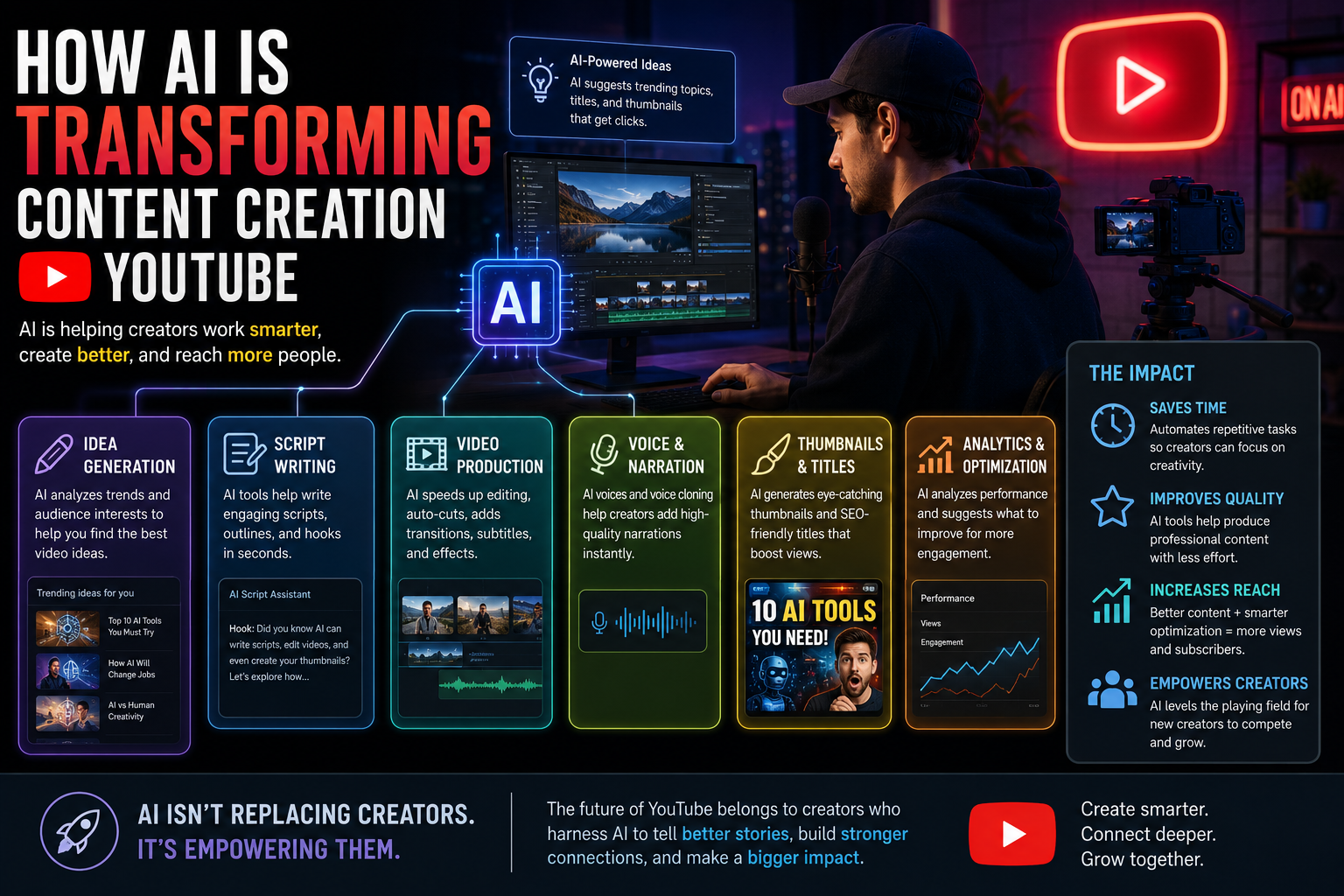 How AI Is Transforming Content Creation on YouTube