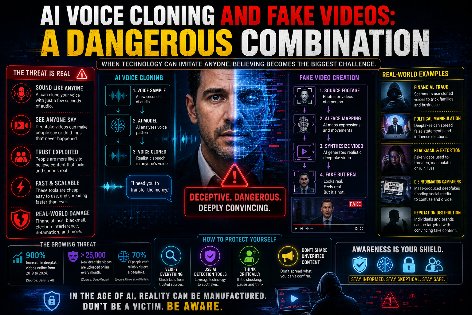 AI Voice Cloning and Fake Videos: A Dangerous Combination