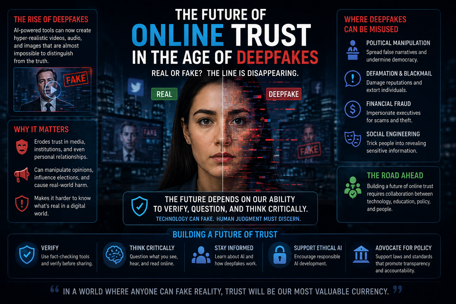 The Future of Online Trust in the Age of Deepfakes
