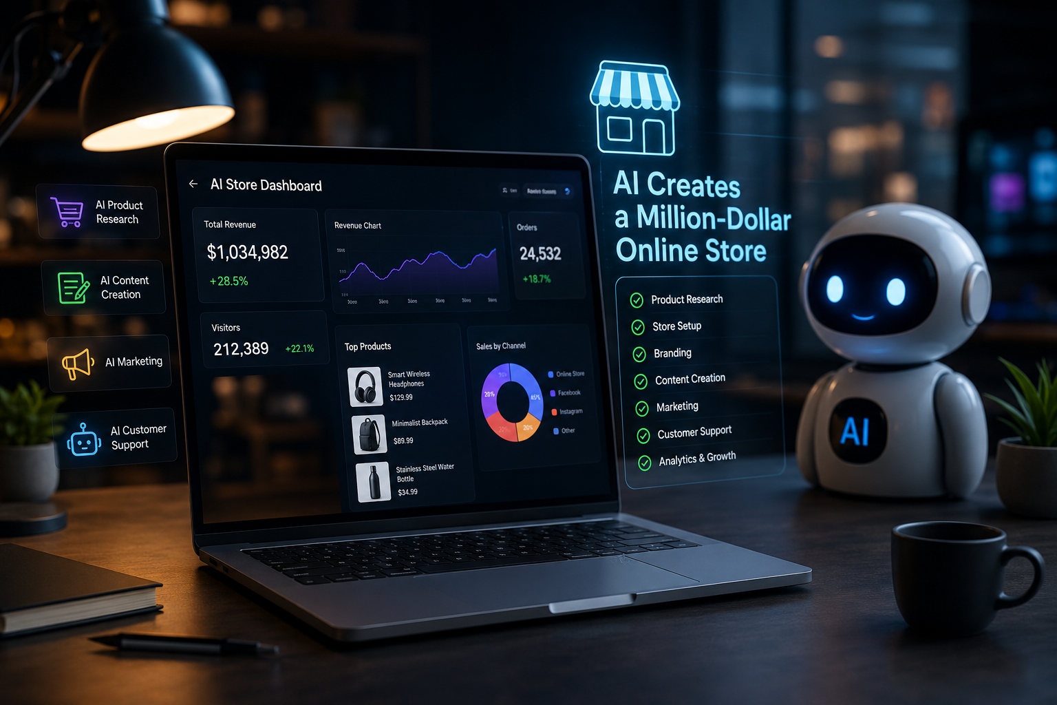 AI Creates a Million-Dollar Online Store