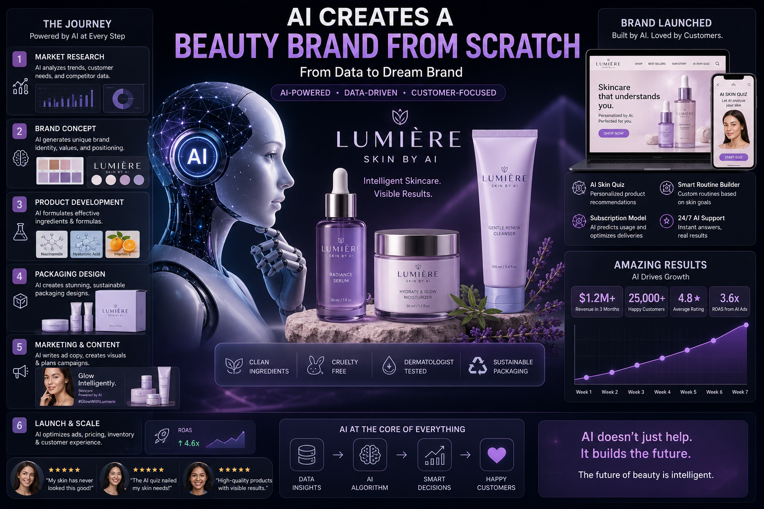 AI Creates a Beauty Brand from Scratch
