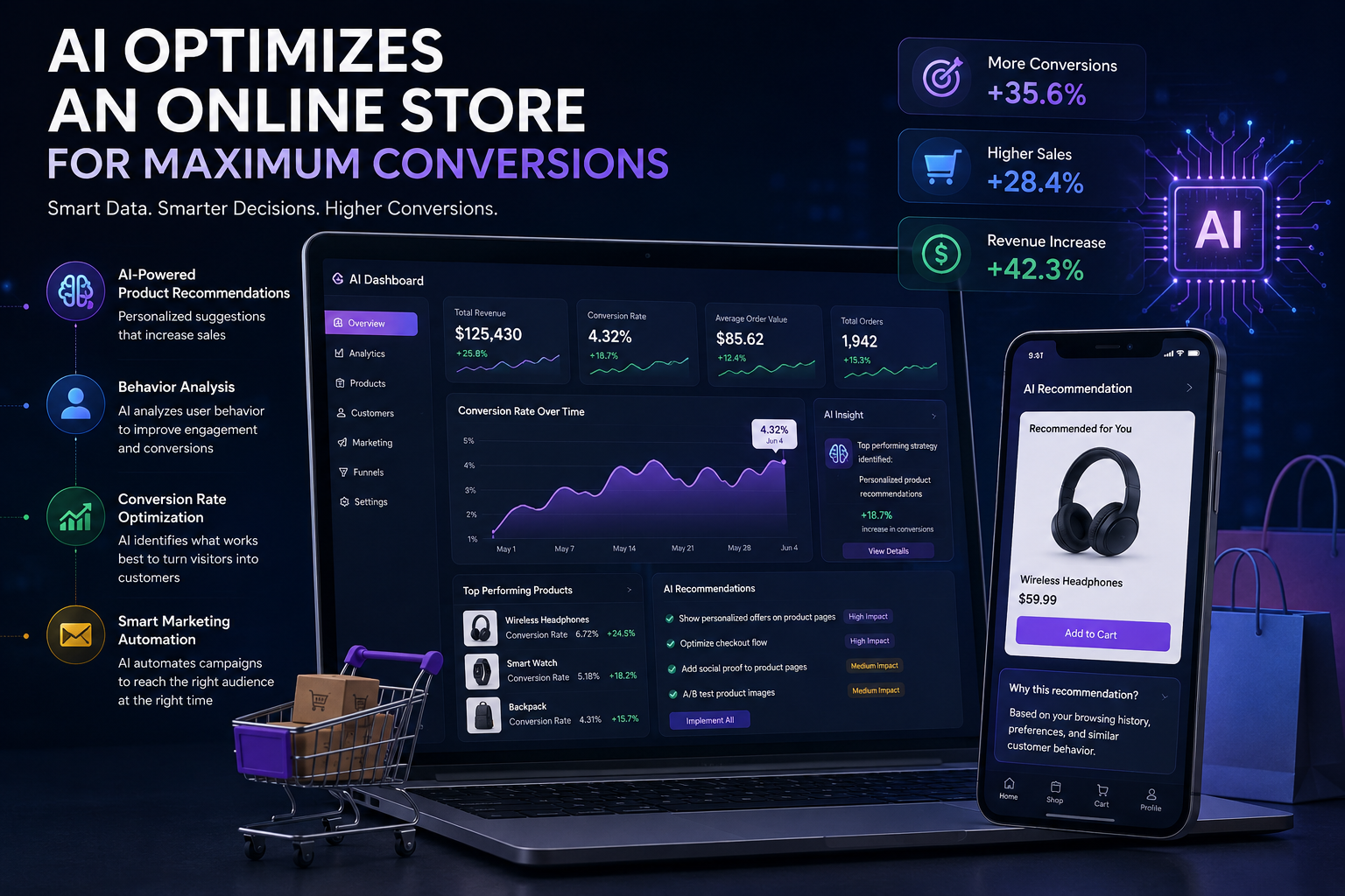 AI Optimizes an Online Store for Maximum Conversions