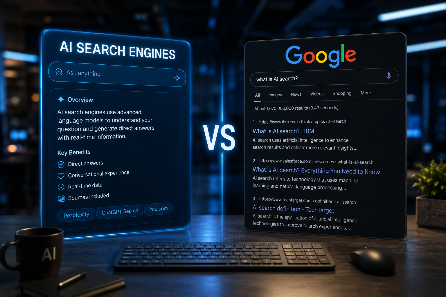 AI Search Engines vs Google