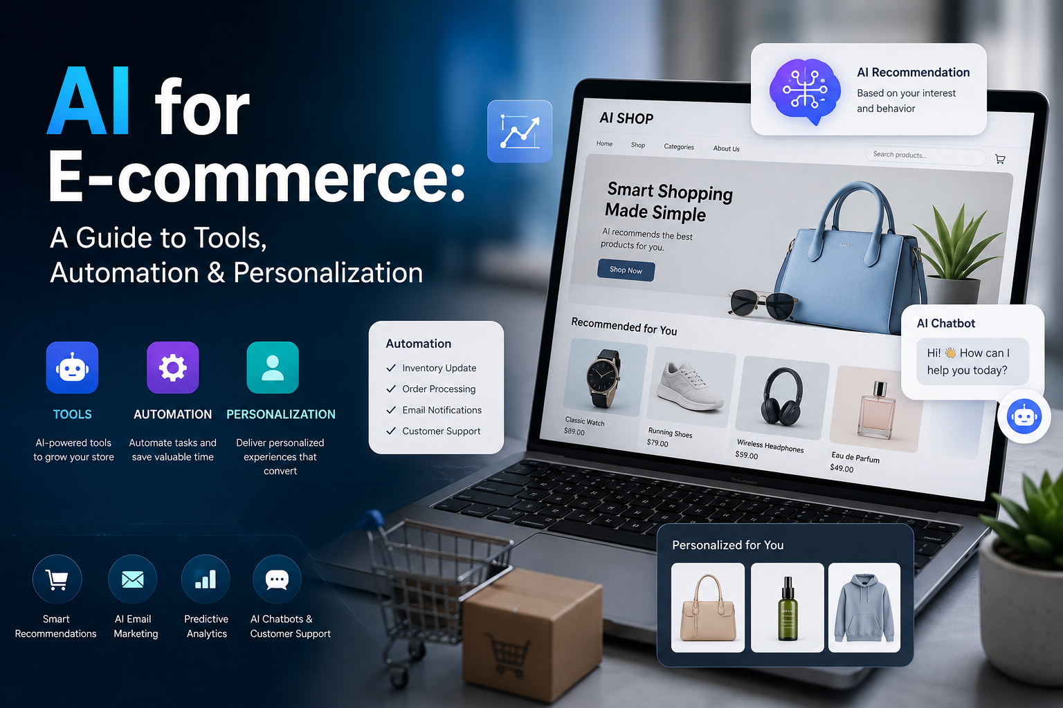 AI for E-commerce Guide to Tools Automation and Personalization