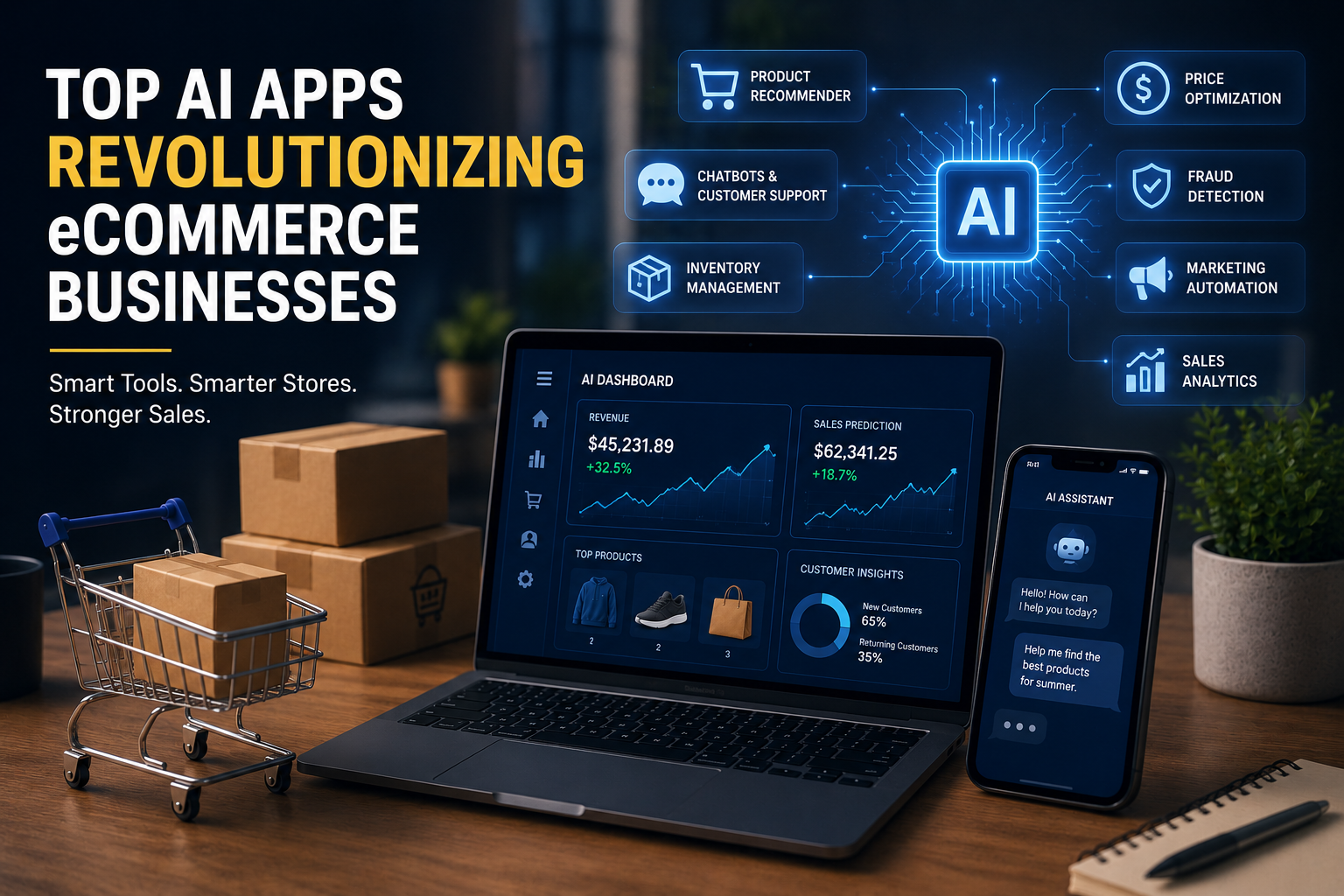 Top AI Apps Revolutionizing eCommerce Businesses in 2026
