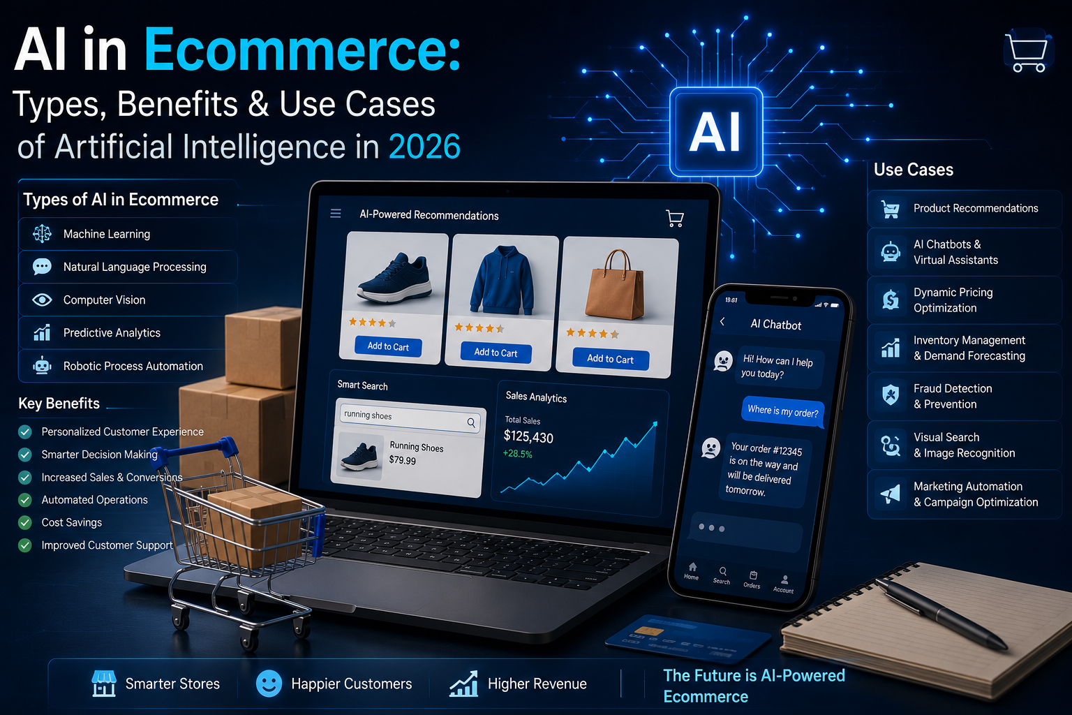 AI in Ecommerce Types Benefits and Use Cases of Artificial Intelligence